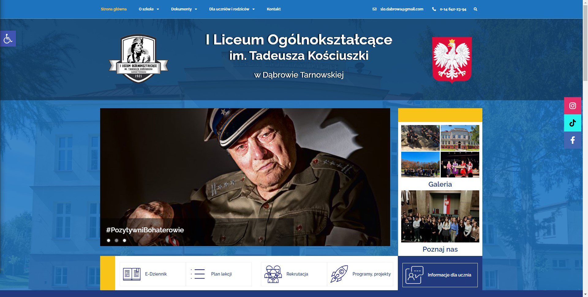 I LO w Dąbrowie Tarnowskiej