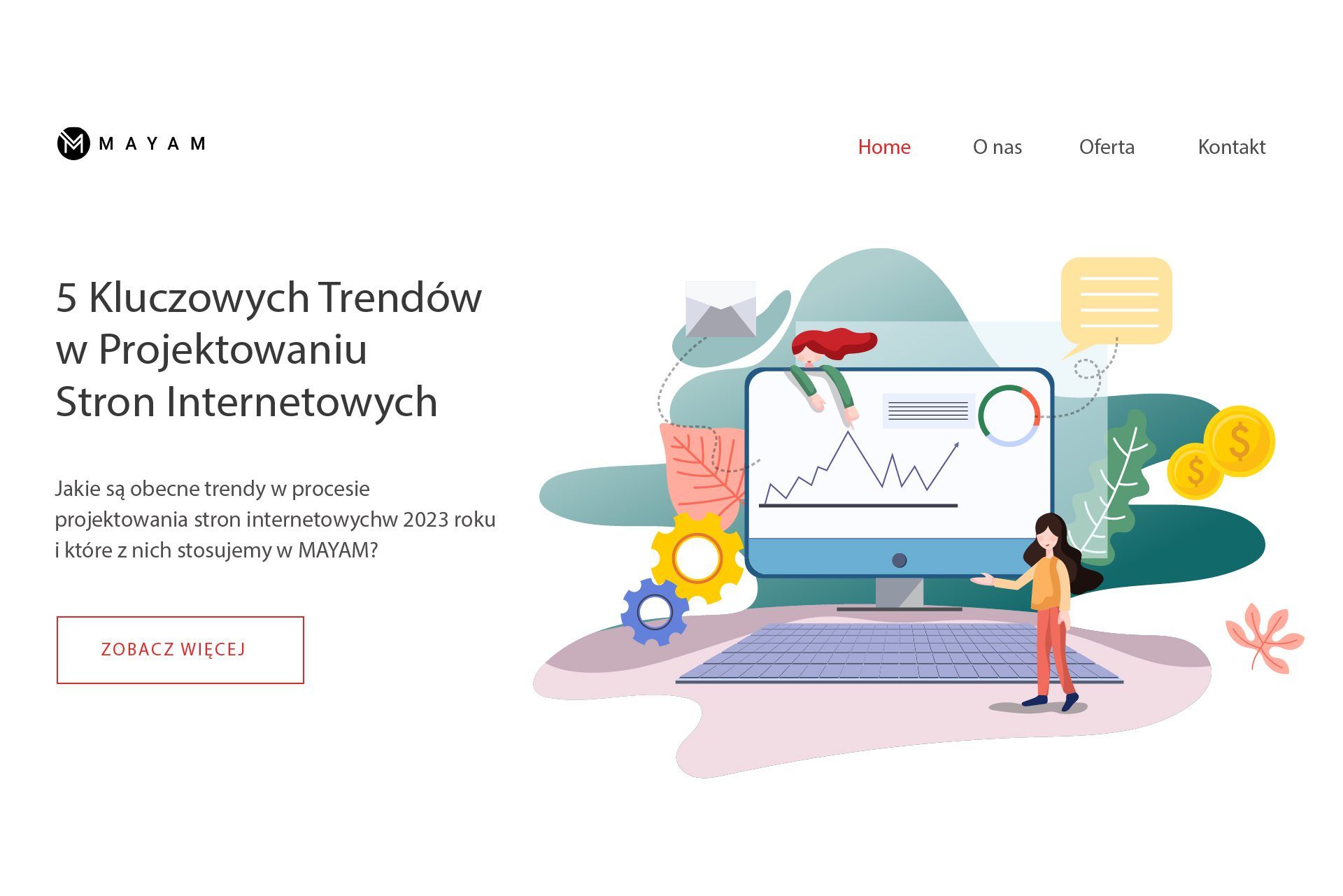 5 Kluczowych Trendów w Projektowaniu Stron Internetowych na 2023 Rok