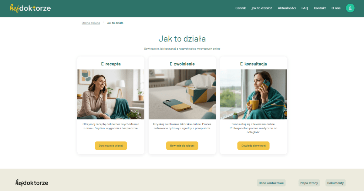 Hejdr.pl – platforma medyczna do e-konsultacji, e-recept i e-zwolnień - zdjęcie 3