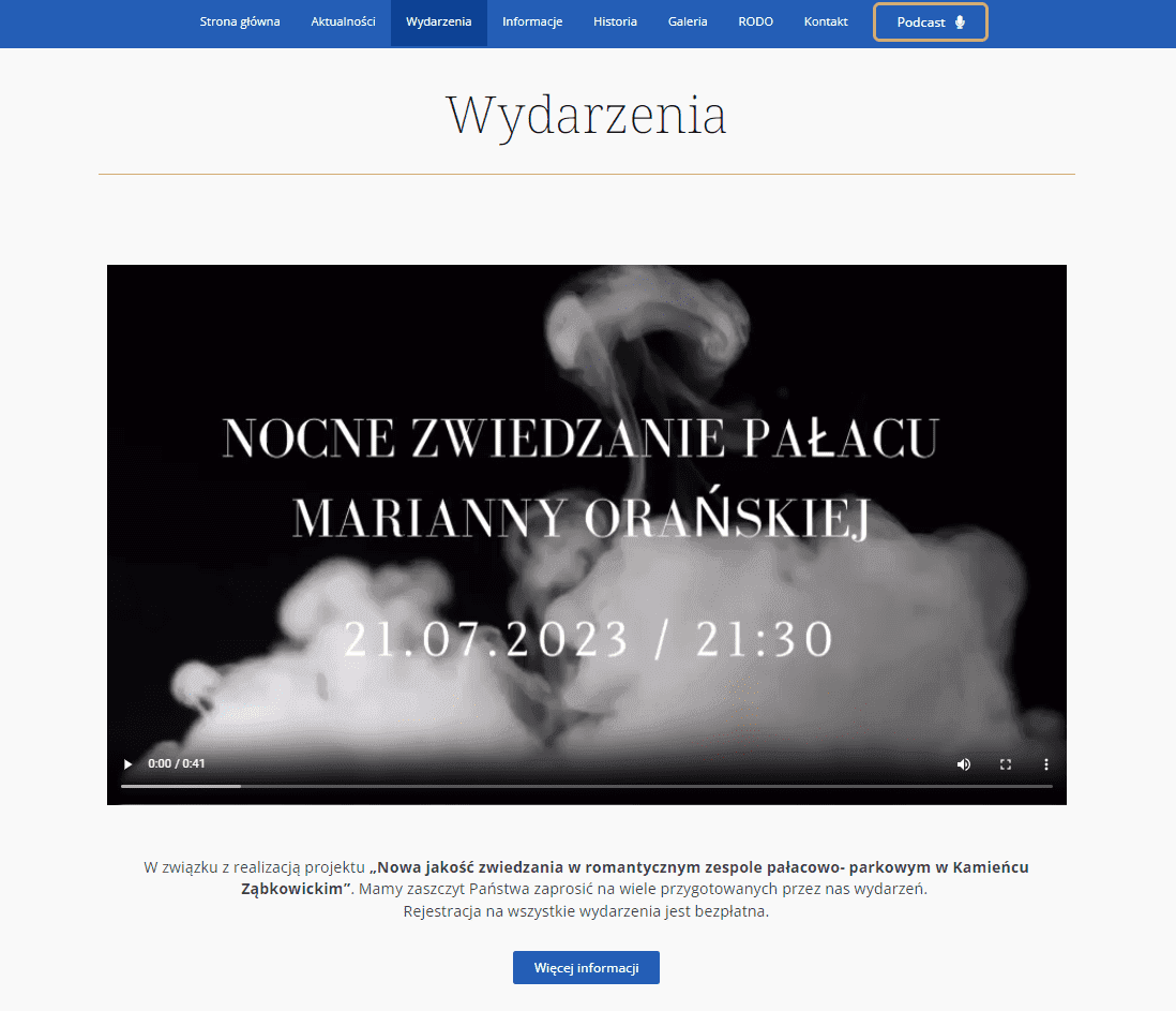 Pałac Marianny – formularze rejestracyjne - zdjęcie 4