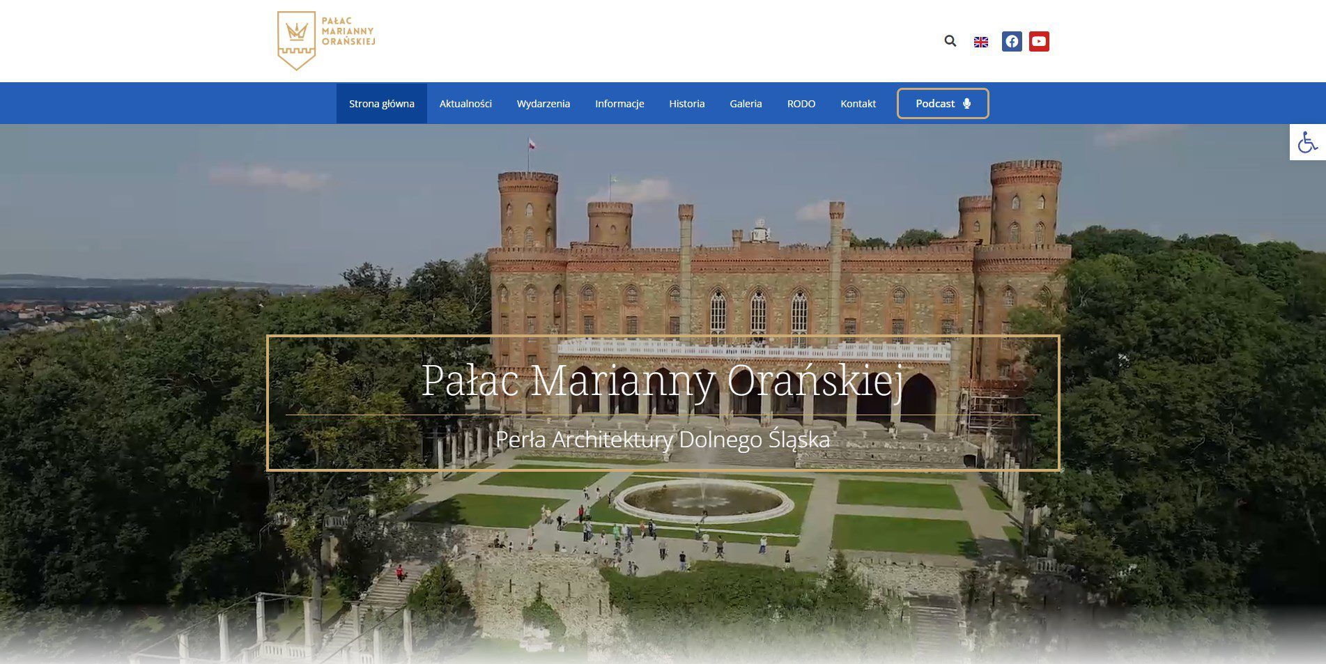 Pałac Marianny – formularze rejestracyjne