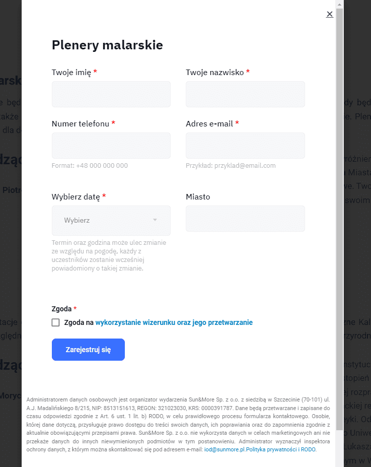 Dziedzictwo Sanktuarium Kalwarii Zebrzydowskiej – formularze rejestracyjne - zdjęcie 4