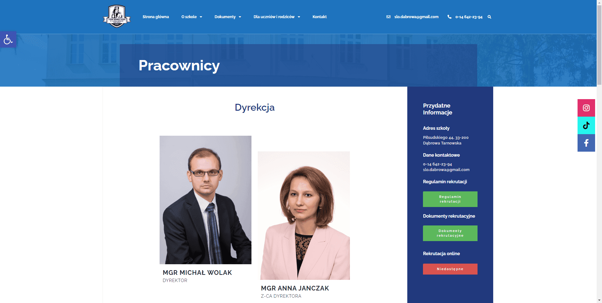 I LO w Dąbrowie Tarnowskiej - zdjęcie 3