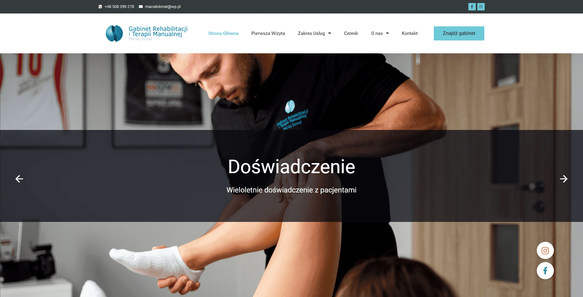 Maciej Donat – Gabinet Rehabilitacji i Terapii Manualnej