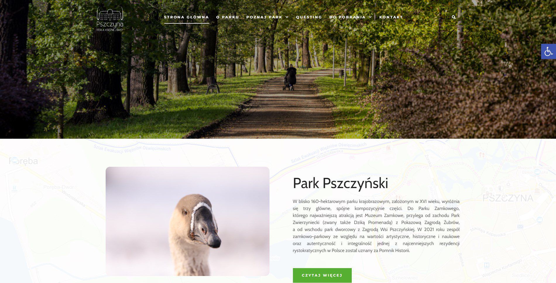Park Pszczyński w Pszczynie