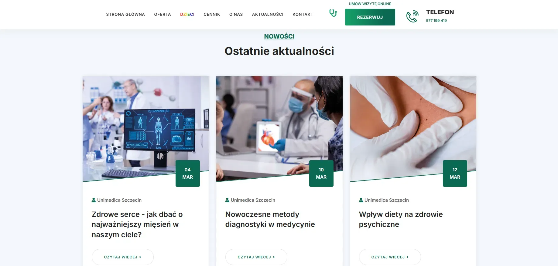 Gabinety lekarskie Unimedica Pogodno - zdjęcie 2