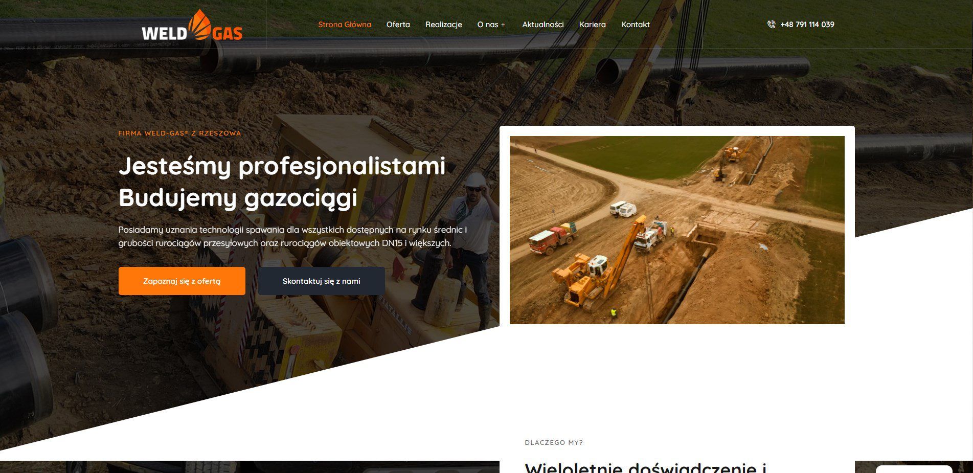Weld-Gas Budujemy gazociągi